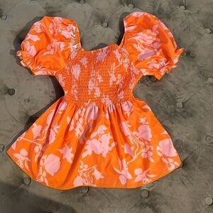 SHEIN Pink and Orange Small Top